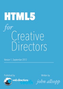 HTML5 for creative directors